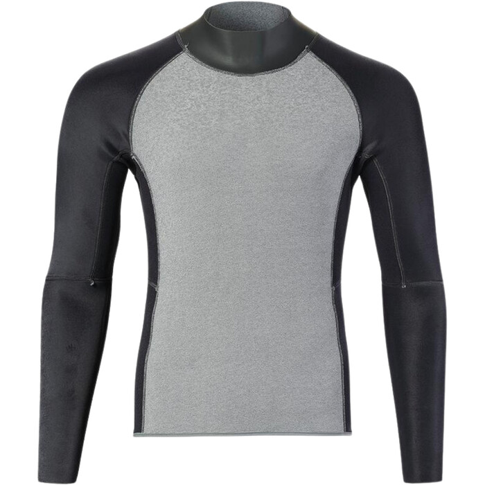 2024 Musto Mens Champ Long Sleeve 2mm Neoprene Top 82415 - Dark Grey / Marle